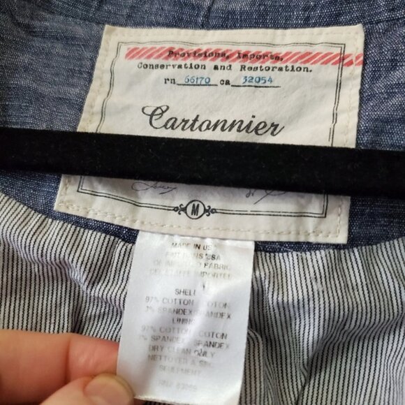 Anthropologie Blue Blazer - Picture 3 of 5